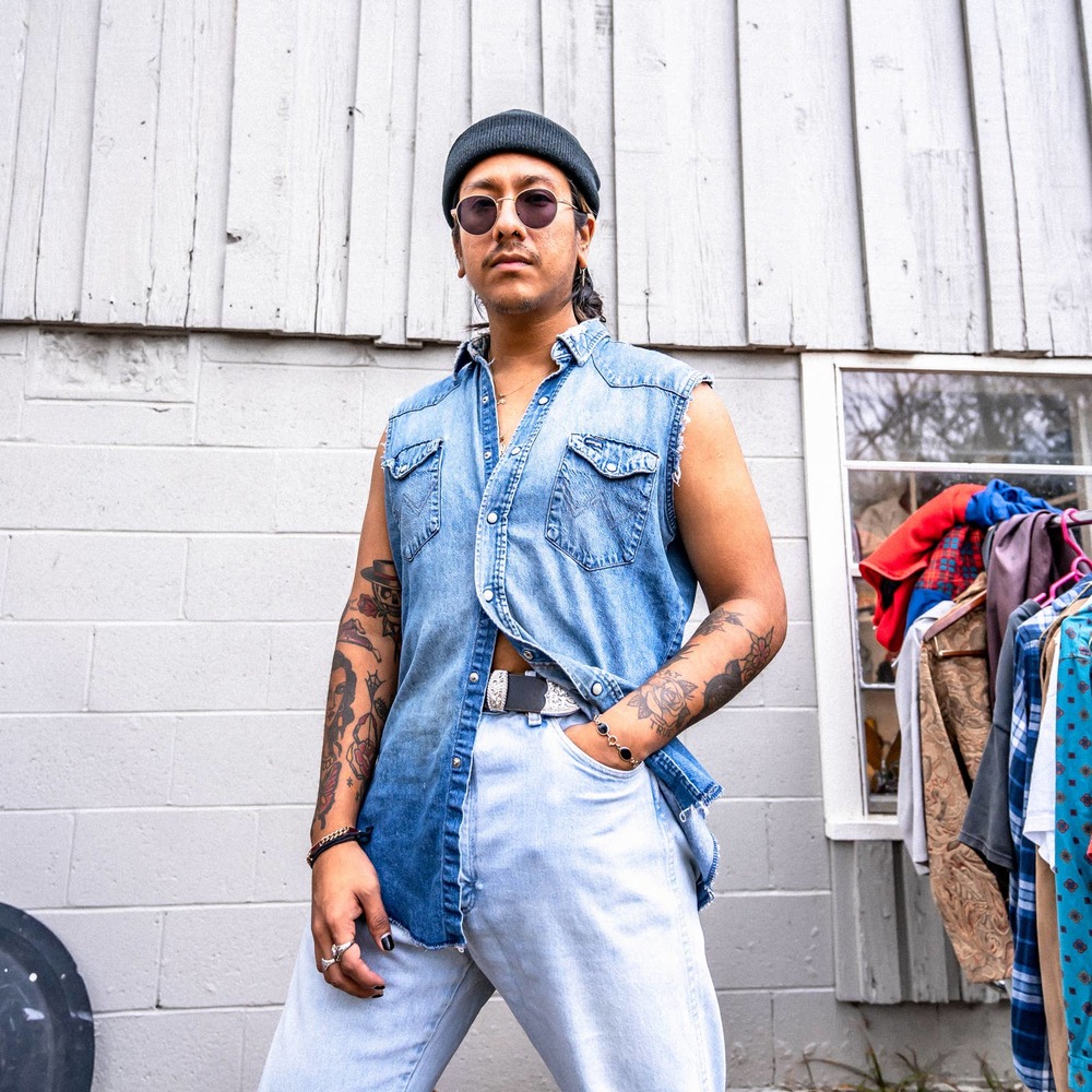 Vintage Wrangler Size M Denim Vest Button Down